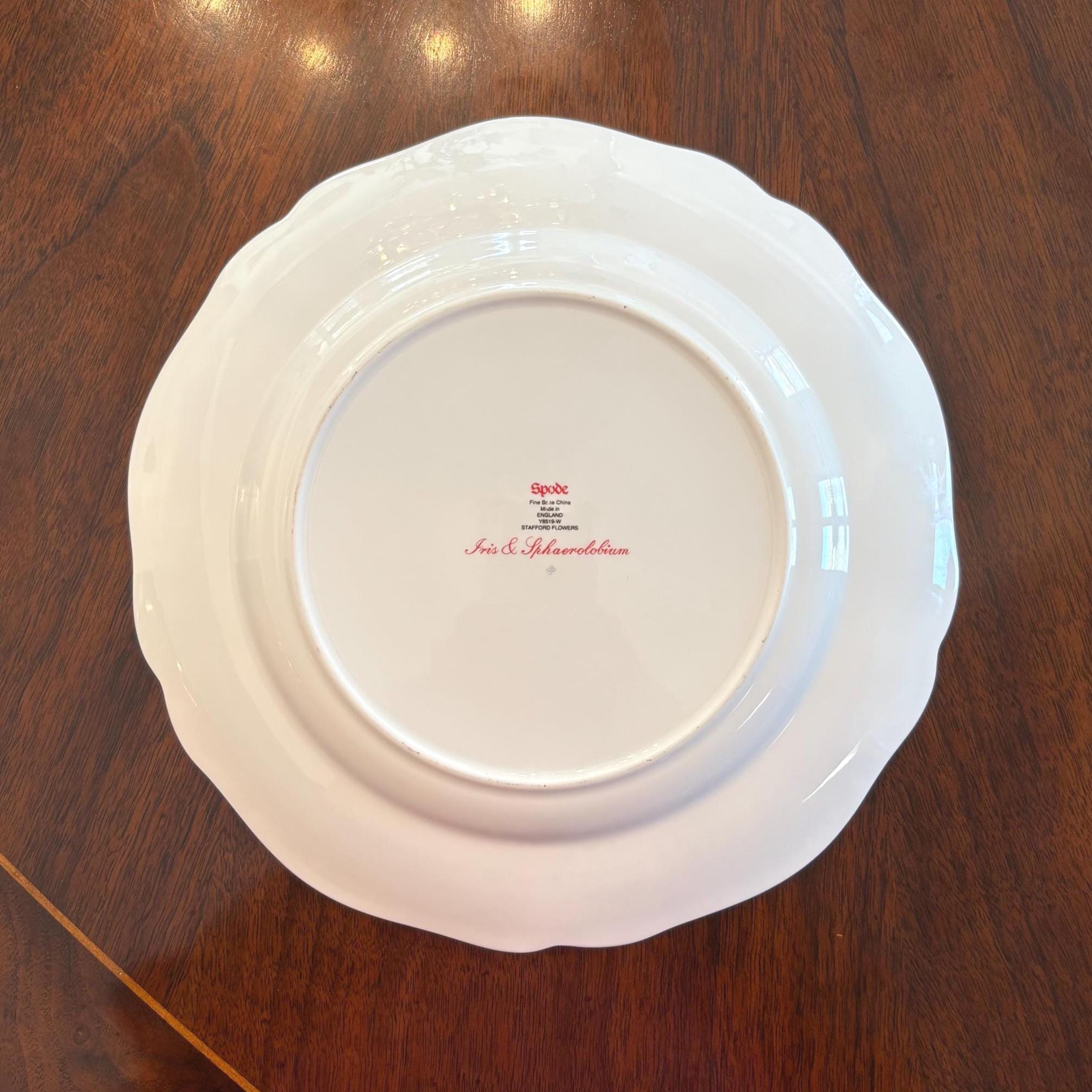 Stafford Flowers by Spode: Vintage English Bone China Plates