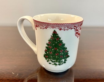 Old Britain Castles Pink Christmas by Johnson Brothers: Vintage