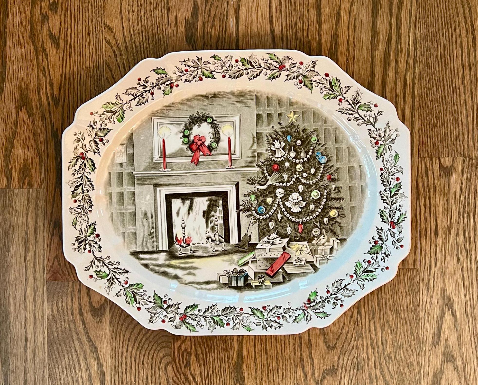 Vintage Johnson Brothers Merry Christmas China: Holiday