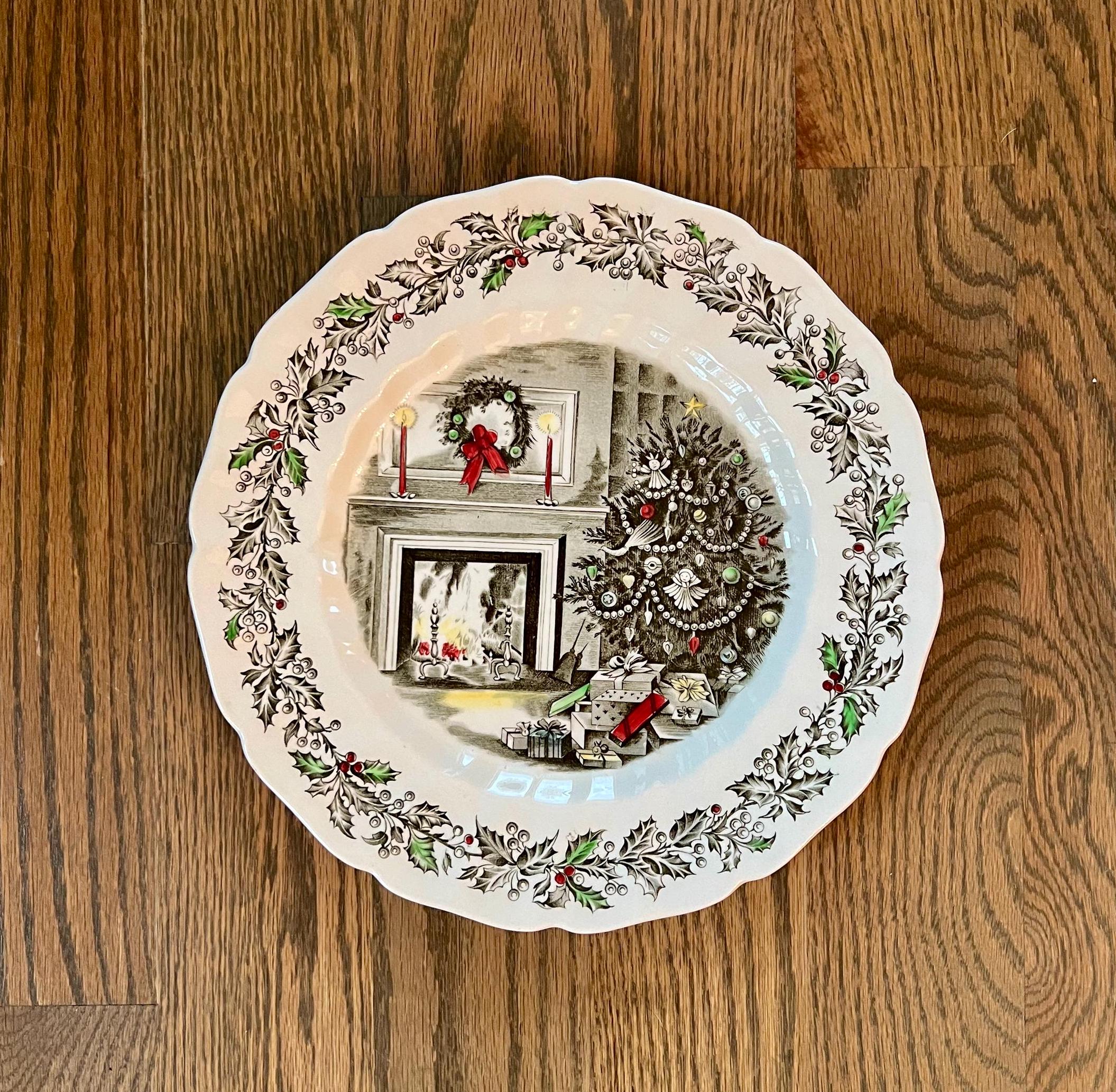 Vintage Johnson Brothers Merry Christmas China: Made in