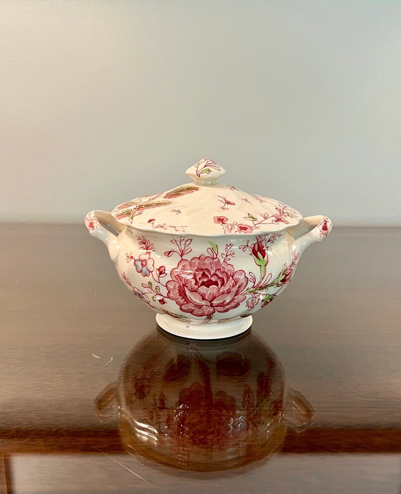 Rose Chintz Pink by Johnson Brothers / Made in England / Teapot