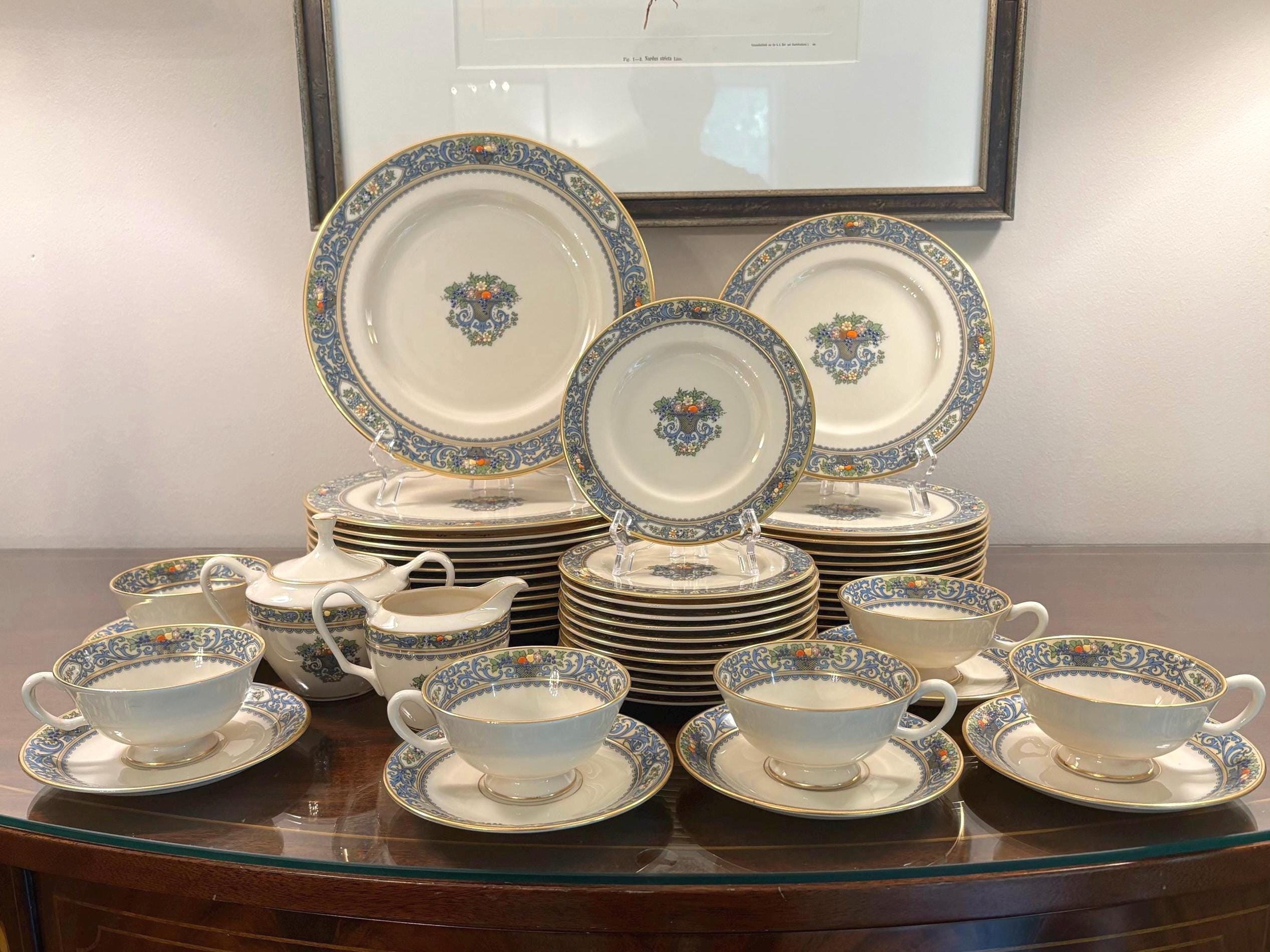 Bone China Lenox Autumn Teapot Lenox Autumn Creamer Sugar Bowl Set