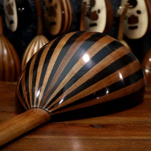 Handmade Turkish Acoustic Oud, Walnut Wood and Linden Wood, Handcrafted Lute, Beginner Level Oud, Oud Instrument