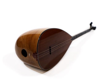 Custom Pro Carved Mulberry Saz, Handmade - Erasaz Acoustic Saz