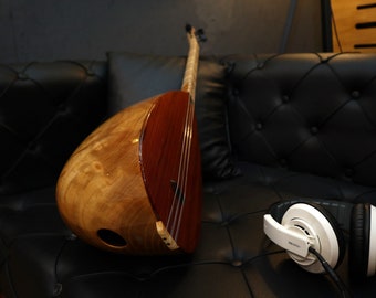 Classic Carved Body Mulberry Baglama Saz - Erasaz Custom Saz