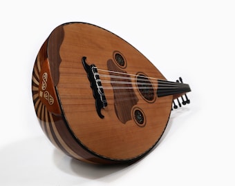 Custom Royal Heritage Turkish Oud - Premium Maple & Mahogany with Canadian Cedar Soundboard | Elegant Craftsmanship, Superior Tone