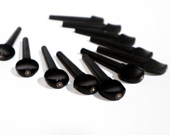 Oud Instrument Pegs, Solid Ebony Wood Pegs Set for Oud Instrument