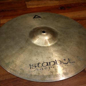 Vintage Handmade Istanbul Agop Xist Cymbal 16&#39; Crash Cymbals