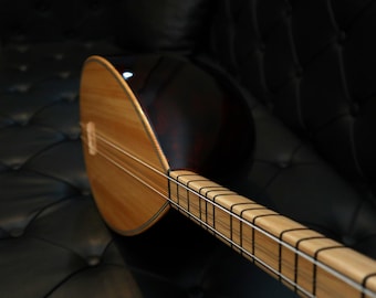 Erasaz Handmade Short Neck Turkish Saz, Quality Maple Wood Turkish Saz Baglama