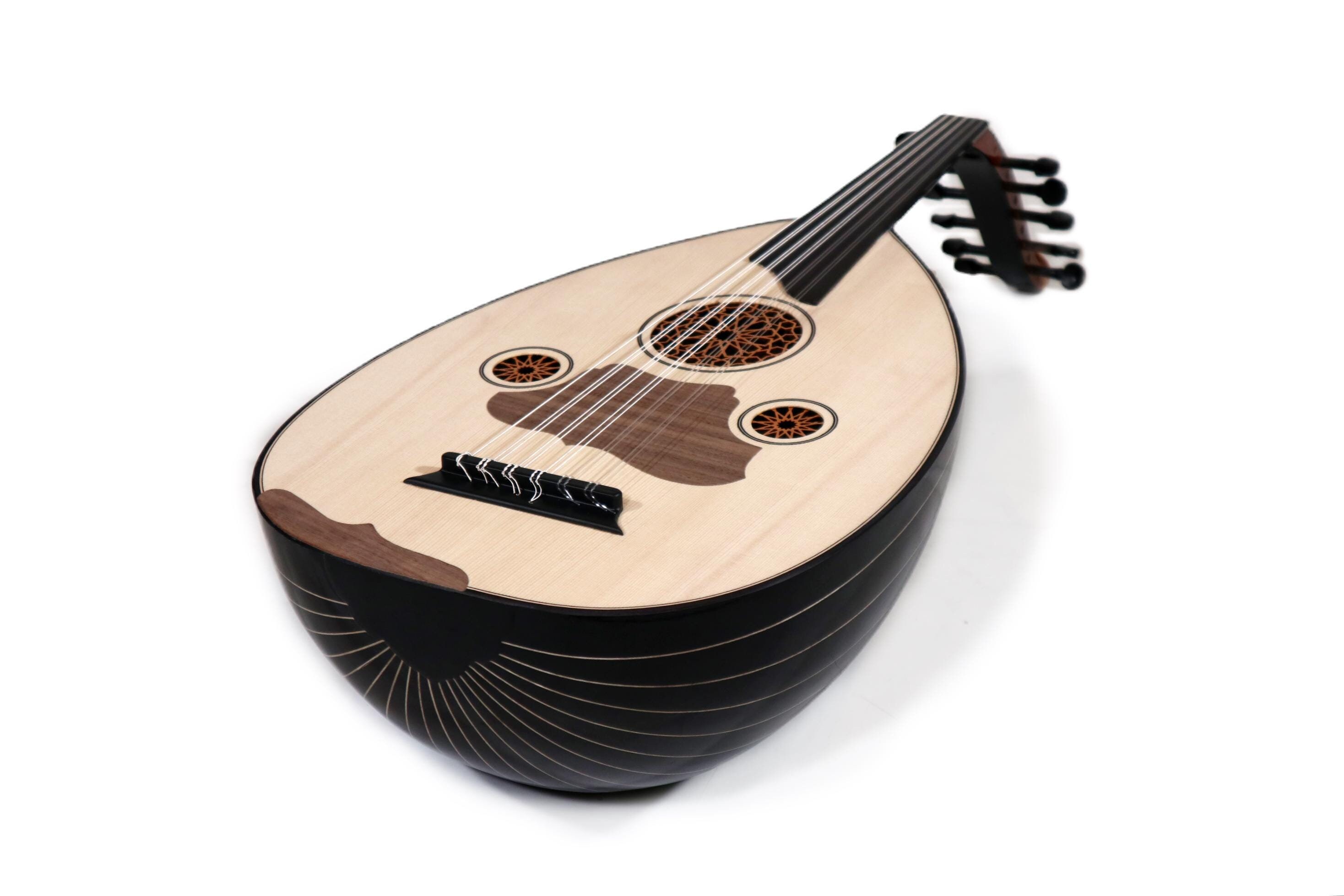 Pro Black Walnut Wood Turkish Oud, Professional Oud Instrument