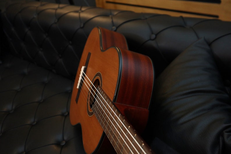 Handmade Solid Mahogany Classical Guitar 4/4 Size image 10