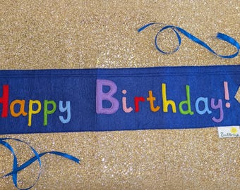 Handmade Happy Birthday Banner
