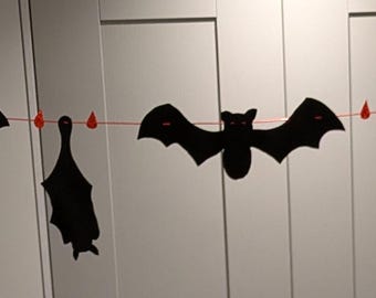 Felt Bat Garland