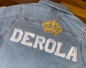 Kids Personalised Denim Jacket