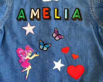 Personalised Kids Denim Jacket