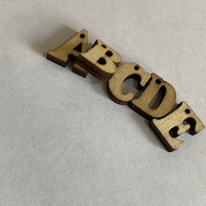 Lettere personalizzate, targhette con nome, minuscole, targhette con lettere minuscole, lettere in legno, targhette regalo, confezioni regalo, targhette con nome, targhette regalo di Natale, artigianato
