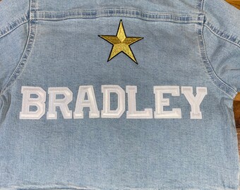 Personalised Kids Denim Jacket
