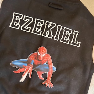 Personalised Varsity Jacket, Sport Jacket, Baseball Jacket, Personalised Kids Varsity Jacket,  Named Jacket, Number, Initials, Varsity