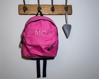 Personalised Backpack, Personalised Rucksack, School Bag, Nursery Day, Day Trip, Holiday, Name Backpack, Initials Backpack