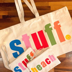 Stuff Bag, Tote Bag, Everything Bag, Supersize Bag, Giant Bag, Oversized Bag, Massive Bag, Weekend Bag, Beach Bag, Gift Idea