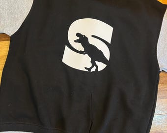 Personalized Kids Dinosaur Varsity Jacket: Initial Dino Clothes
