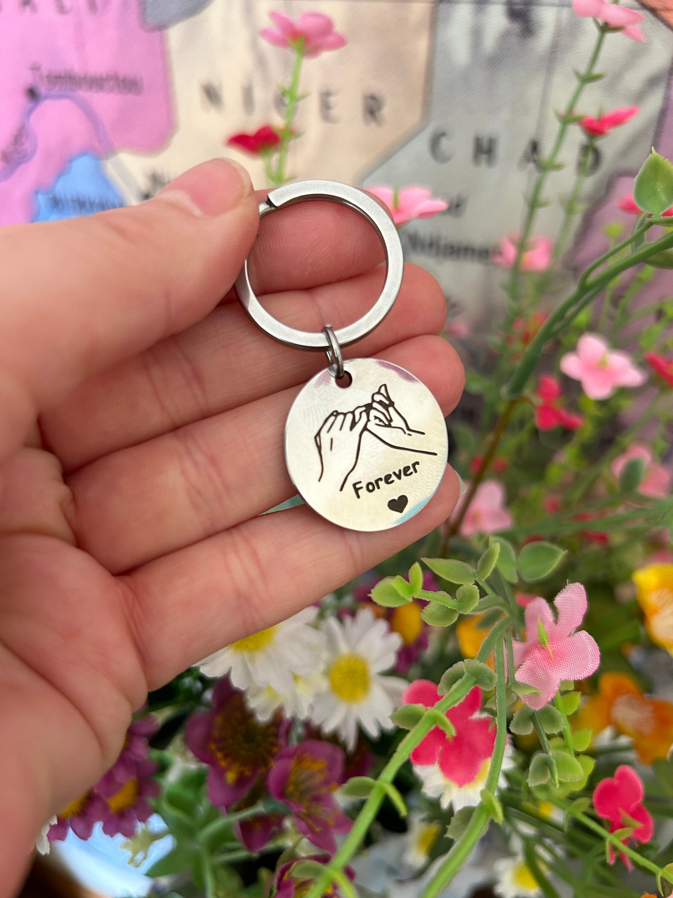 Friendship Keyring Friends Best Friends Forever Friends Keyring Keychain Gift Ideas Besties Etsy Canada