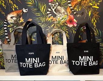 Le mini sac fourre-tout, le petit sac fourre-tout, sac fourre-tout personnalisé, cadeau personnalisé, fourre-tout personnalisé, occasion spéciale, idée cadeau