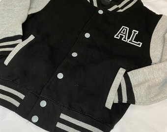 Kids Personalised Varsity Jacket.
