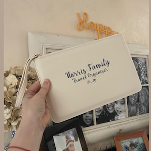 Porte-passeport familial, Documents de voyage, Documents de voyage personnalisés, Portefeuille, Porte-passeport, Chemise de voyage, Accessoire personnalisé