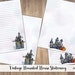 Printable Writing Paper Haunted House Watercolor Halloween - Etsy