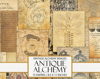 トップス alchemy JOURNAL STANDARD relume Antique Alchemy, Junk Journal Paper, Authentic Vintage, Old