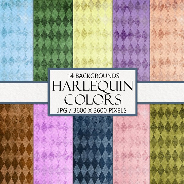Harlequin Decoupage Paper Etsy