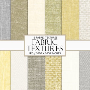 Fabric Texture Digital Paper, Background, Scrapbook Paper, Neutral, Textured Design, Material, Junk Journal, Ephemera, Instant Download