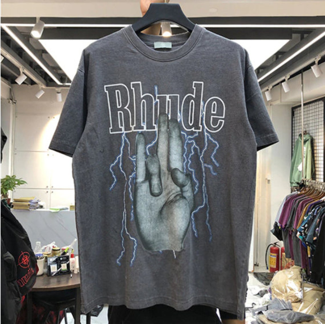Vintage Rhude T-shirt - Etsy