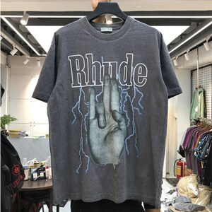 Rhude hand t shirt Clearance