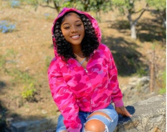 female bape hoodie