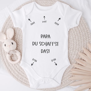 Baby bodysuit Dad you can do it, gift for birth, pregnancy announcement, expectant parents