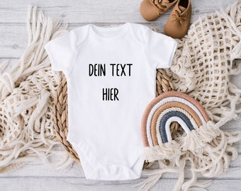 Baby Body personalisiert | Wunschtext | Body mit Namen | Geschenk zur Geburt