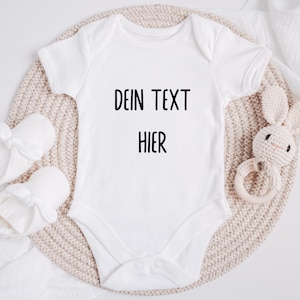 Personalized baby bodysuit | Custom text | Bodysuit with name | Birth gift