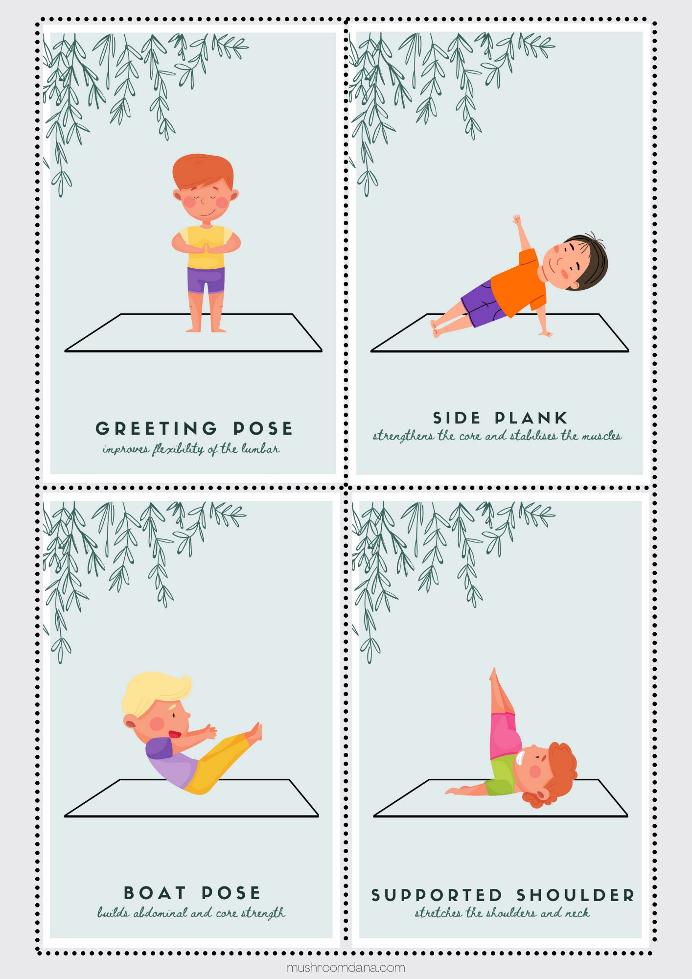 Yoga Kids Cards