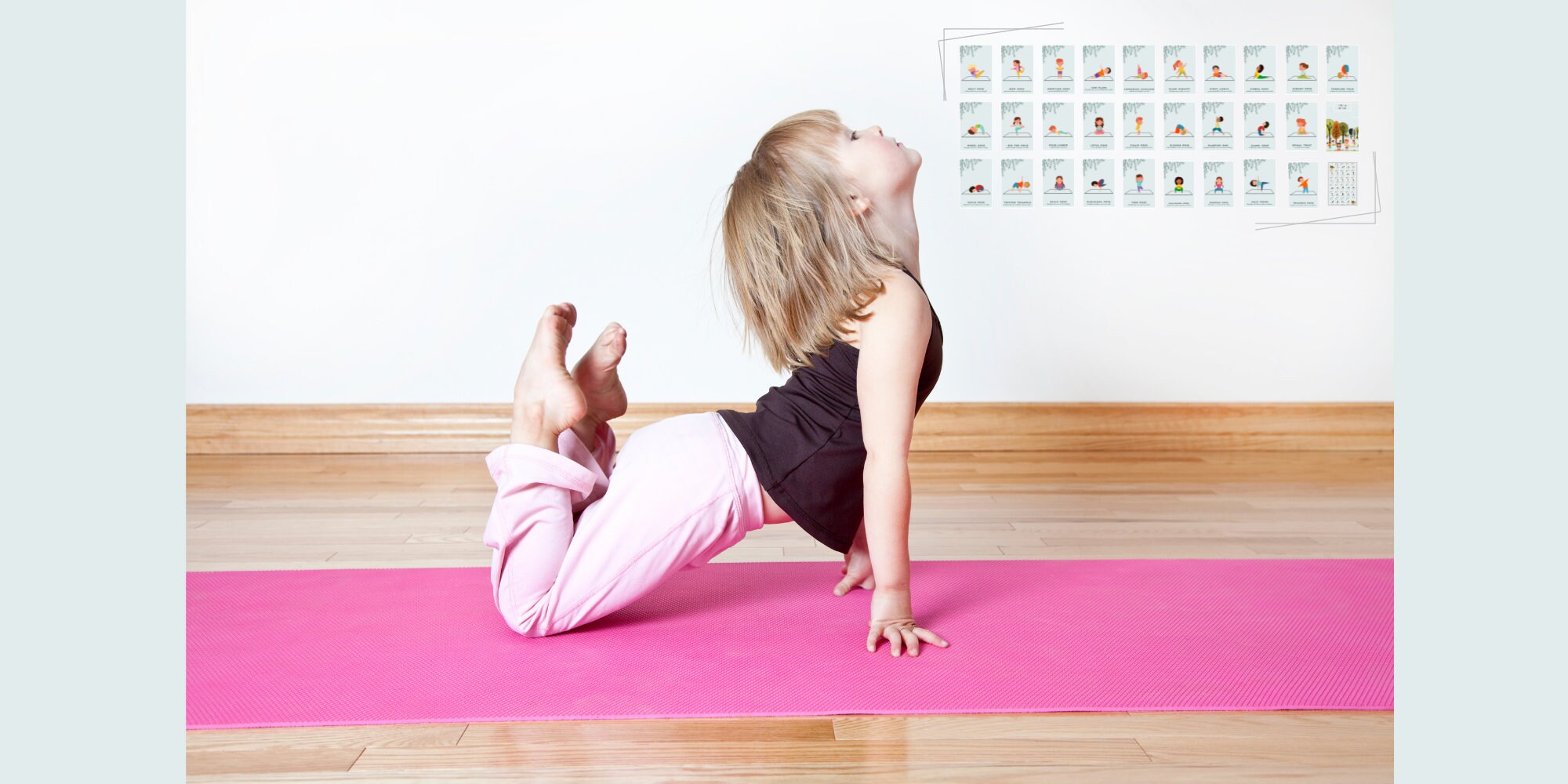 28 printable yoga kids cards children movement activity stretch cards