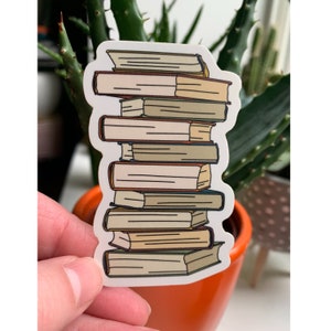 Stack of Books Sticker