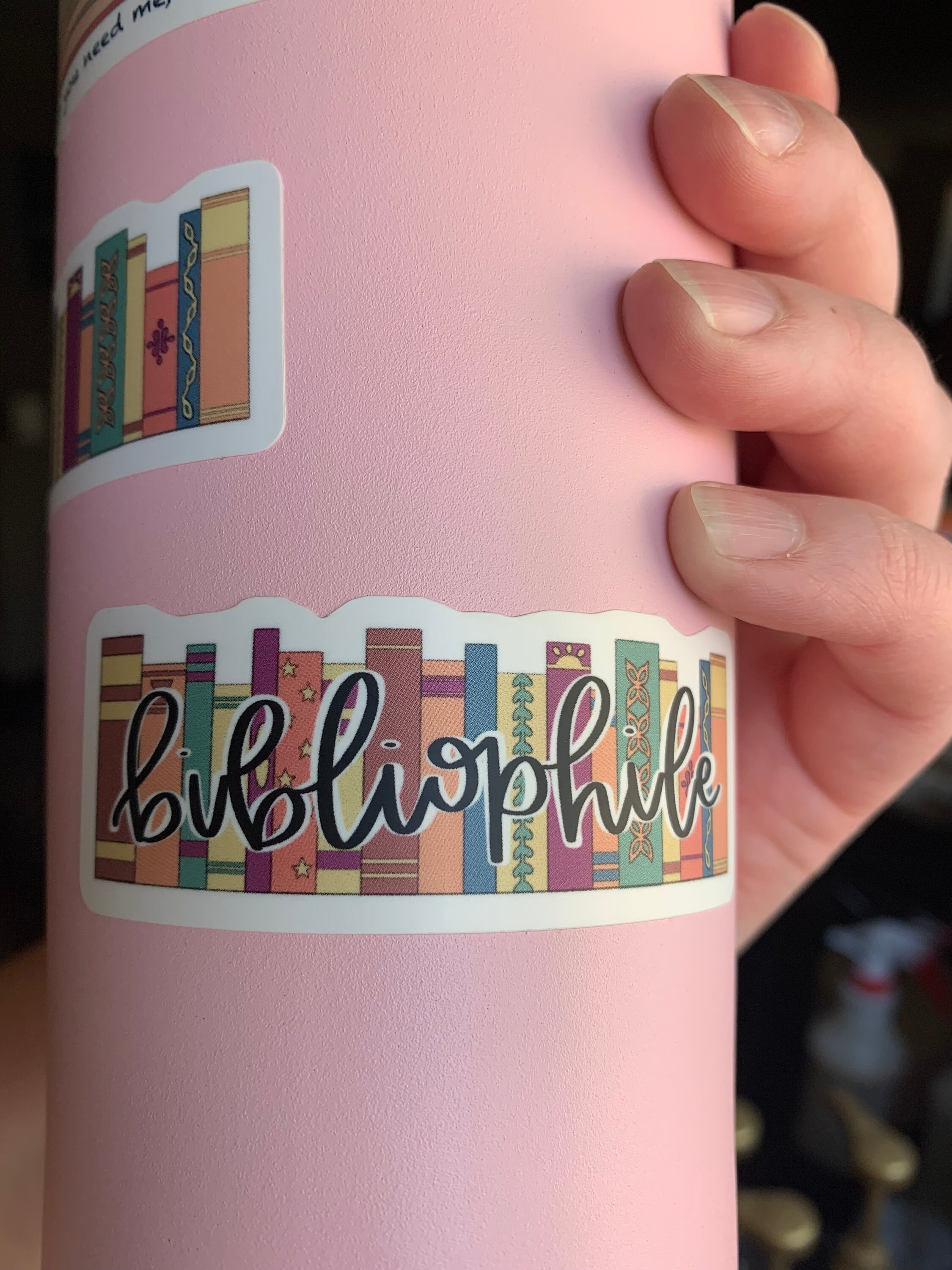 Bibliophile Bookshelf Sticker - Etsy