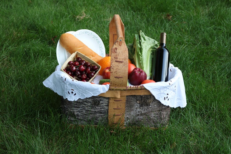 Large Birch Bark Basket Large Handcrafted Birch Bark Basket Etsy