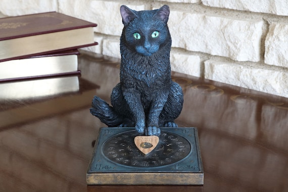 Unique Lisa Parker Black Cat Figurine for Halloween and Decor