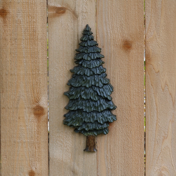 Small Handmade Wooden Pine Tree, Handcrafted Wooden Pine Tree, Handcarved Pine Tree, Wooden Small Pine Tree, Small Pine Tree Wall Hanging