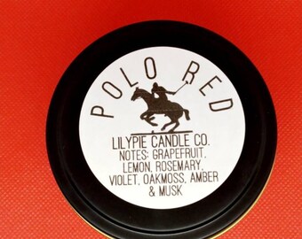 polo red candle