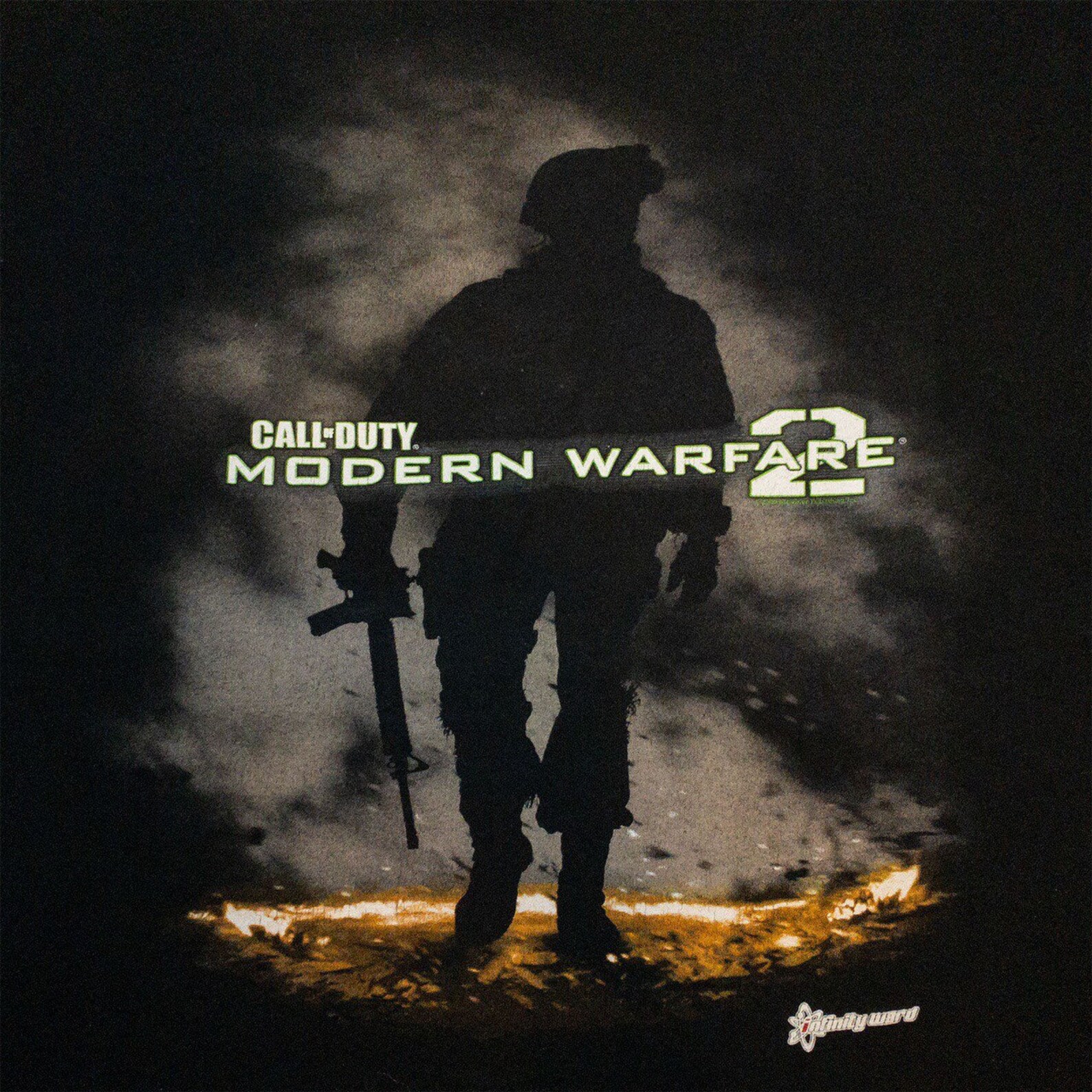 Call of Duty Modern Warfare 2 Soldier Silhouette Infinity Ward | Etsy