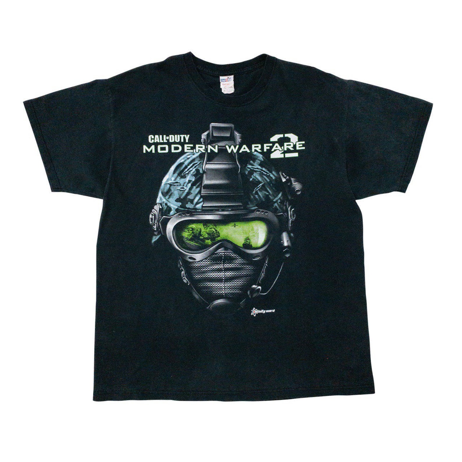 Call of Duty Modern Warfare 2 Helmet Promo T-Shirt 2009 | Etsy