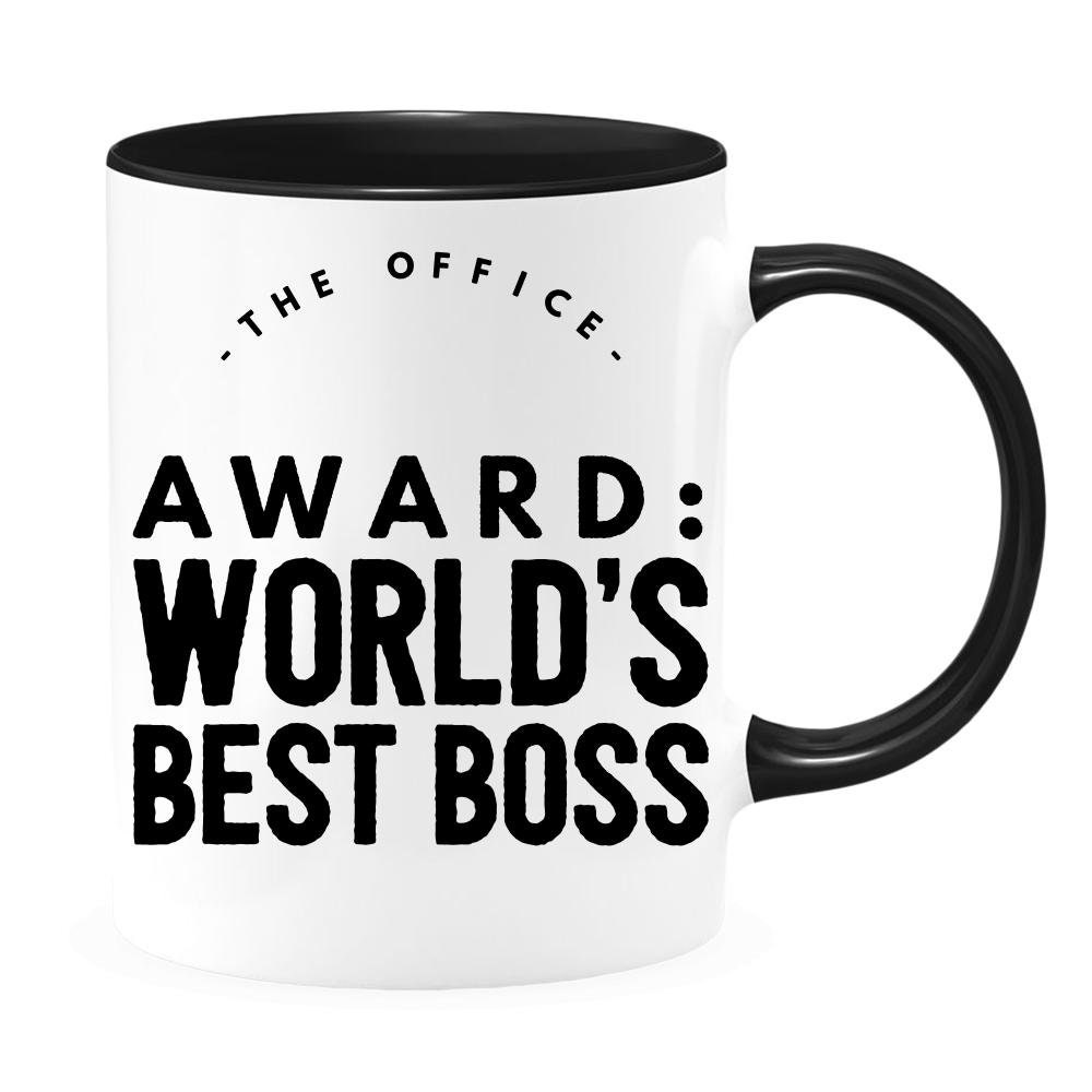 World's Best Boss The Office Award Coffee Mug Beautiful Etsy
